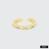 Anillo con ojos de colores